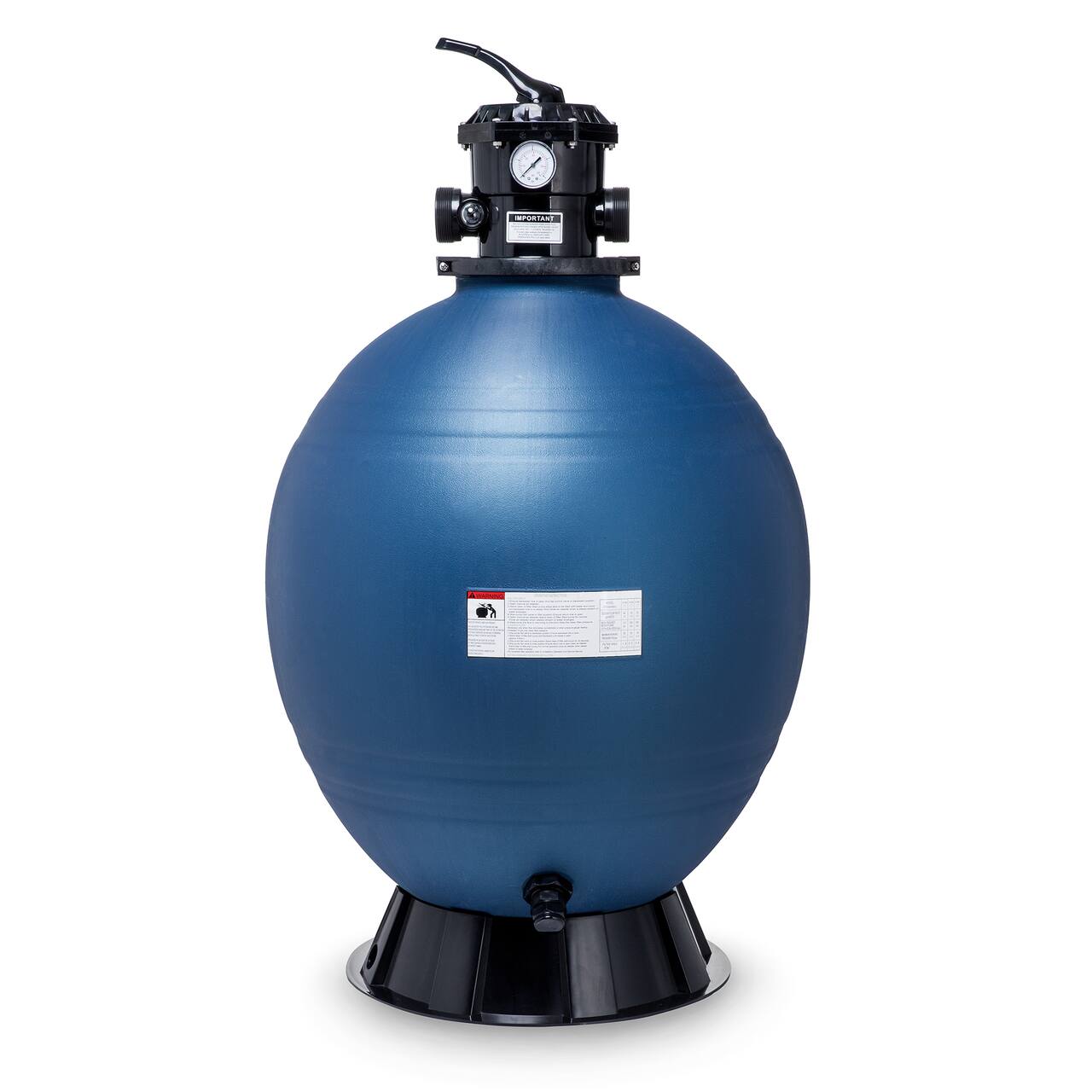 18" Top Mount Pool Sand Filter with 6-Way Valve